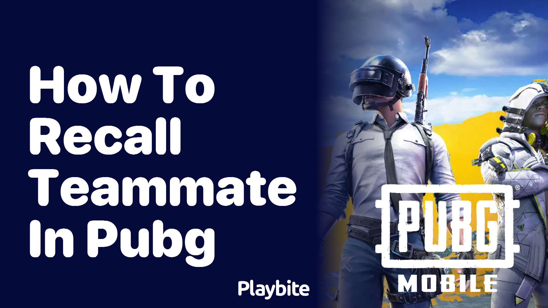 How to Recall a Teammate in PUBG Mobile