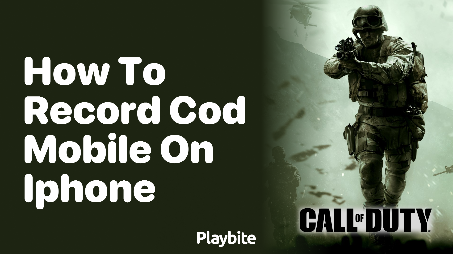 How to Record COD Mobile on iPhone