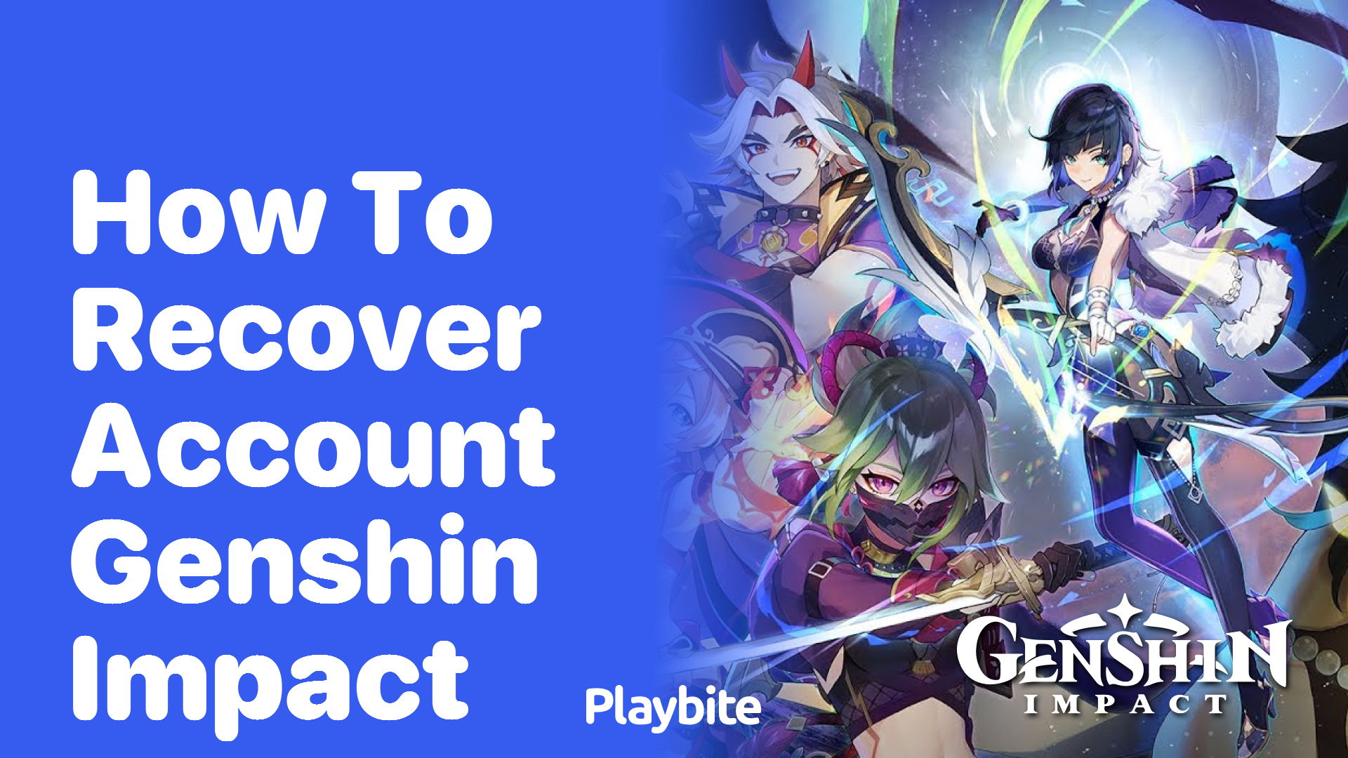How to Recover Your Genshin Impact Account