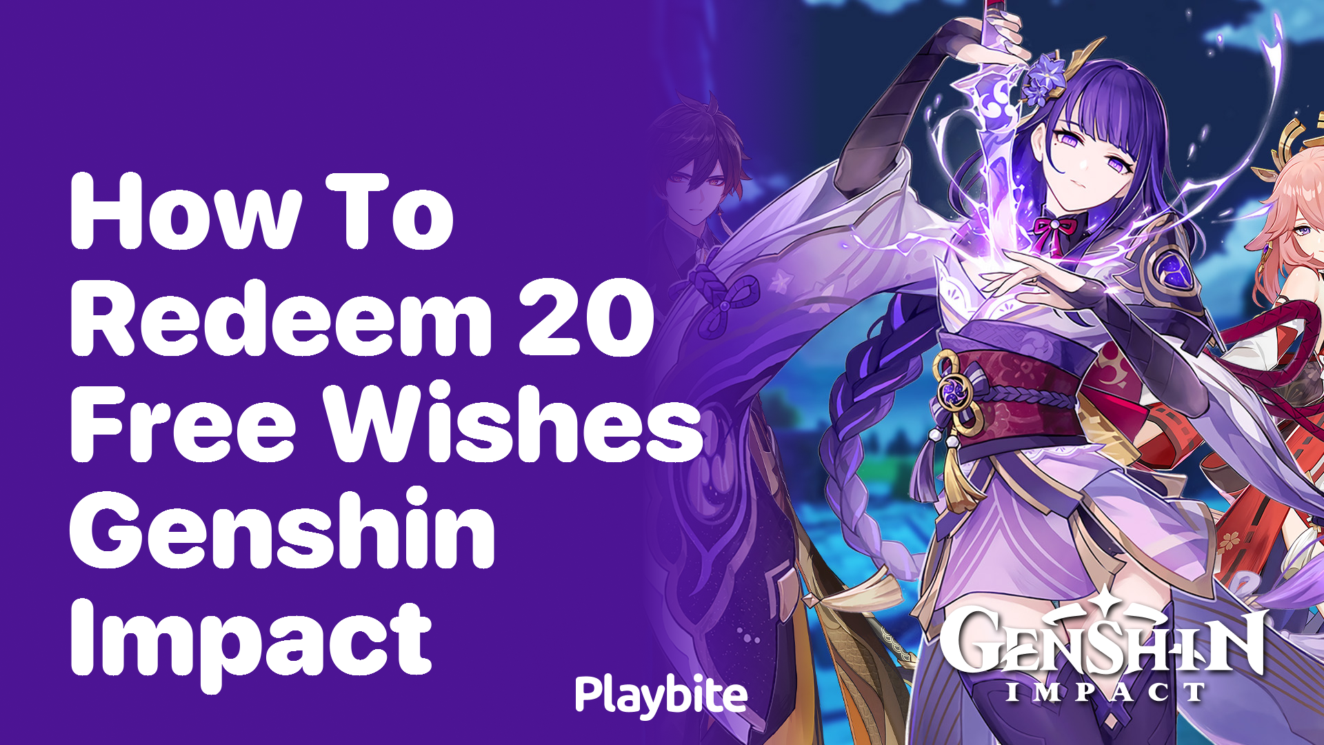 How to Redeem 20 Free Wishes in Genshin Impact