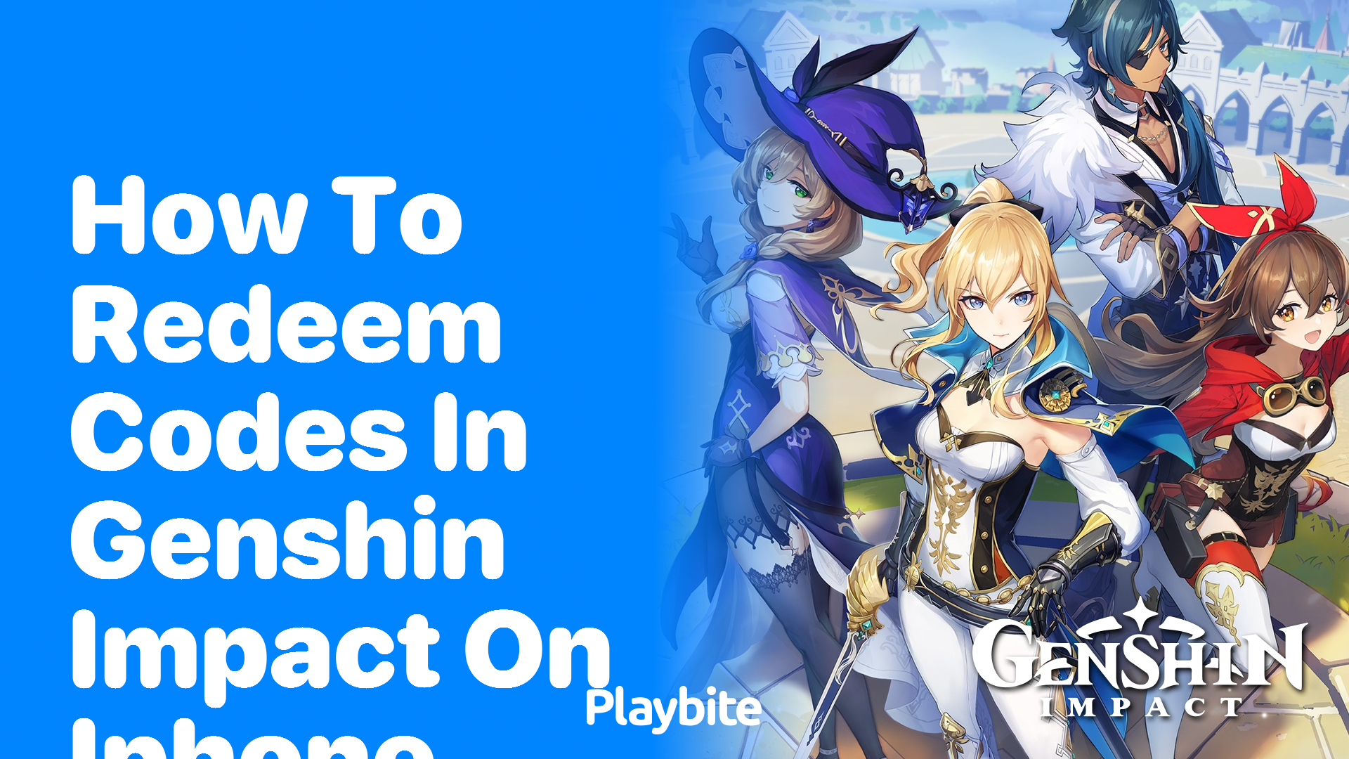 How to Redeem Codes in Genshin Impact on iPhone
