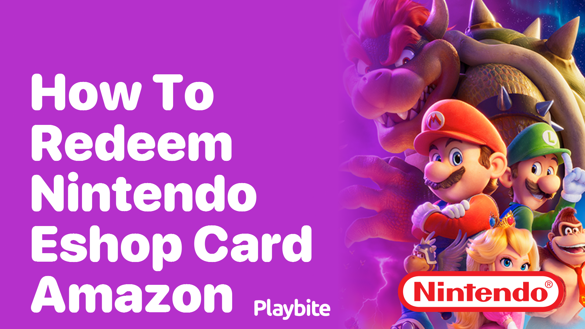 How to Redeem a Nintendo eShop Card from Amazon