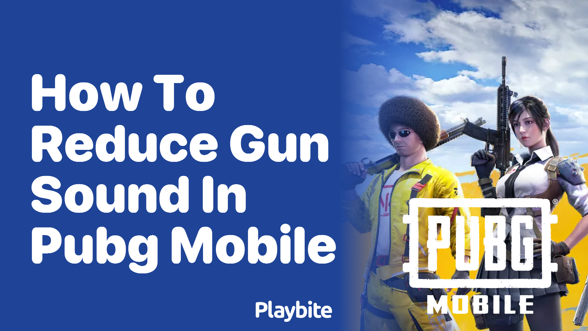How to Reduce Gun Sound in PUBG Mobile