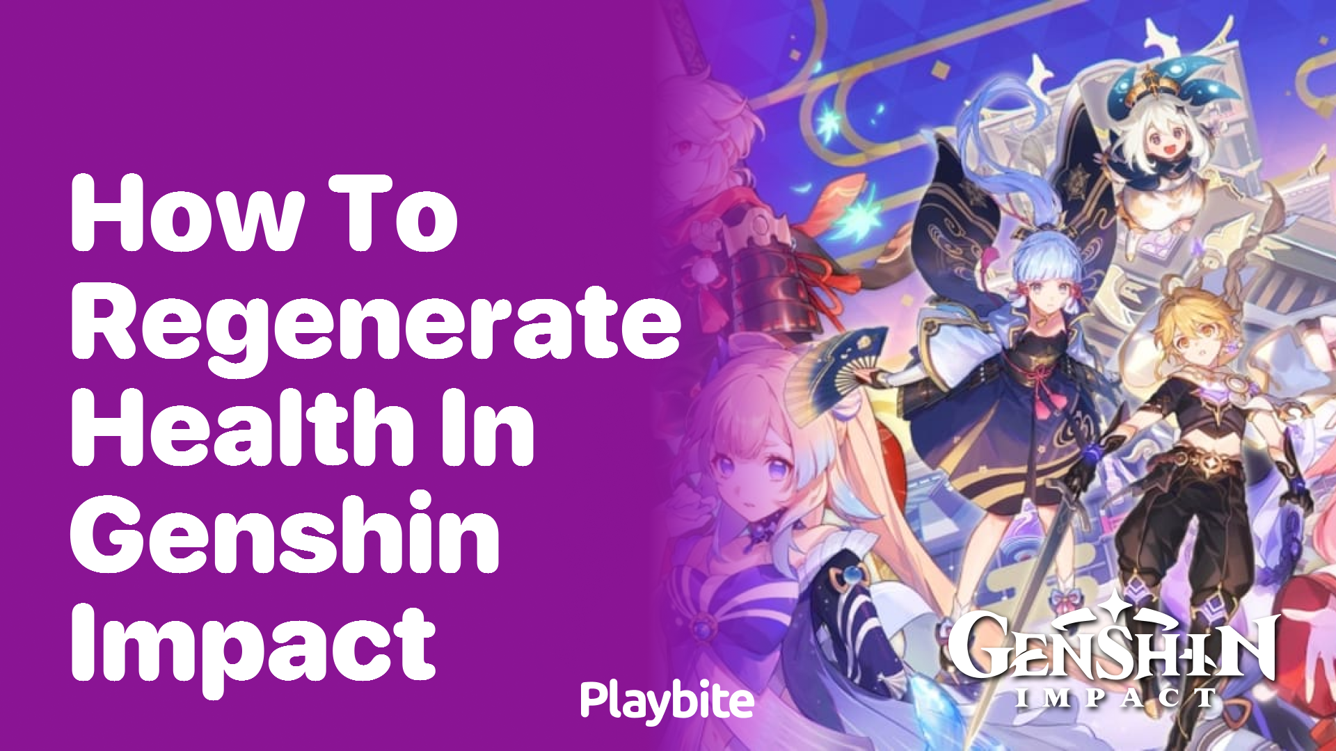 How to Regenerate Health in Genshin Impact: A Complete Guide