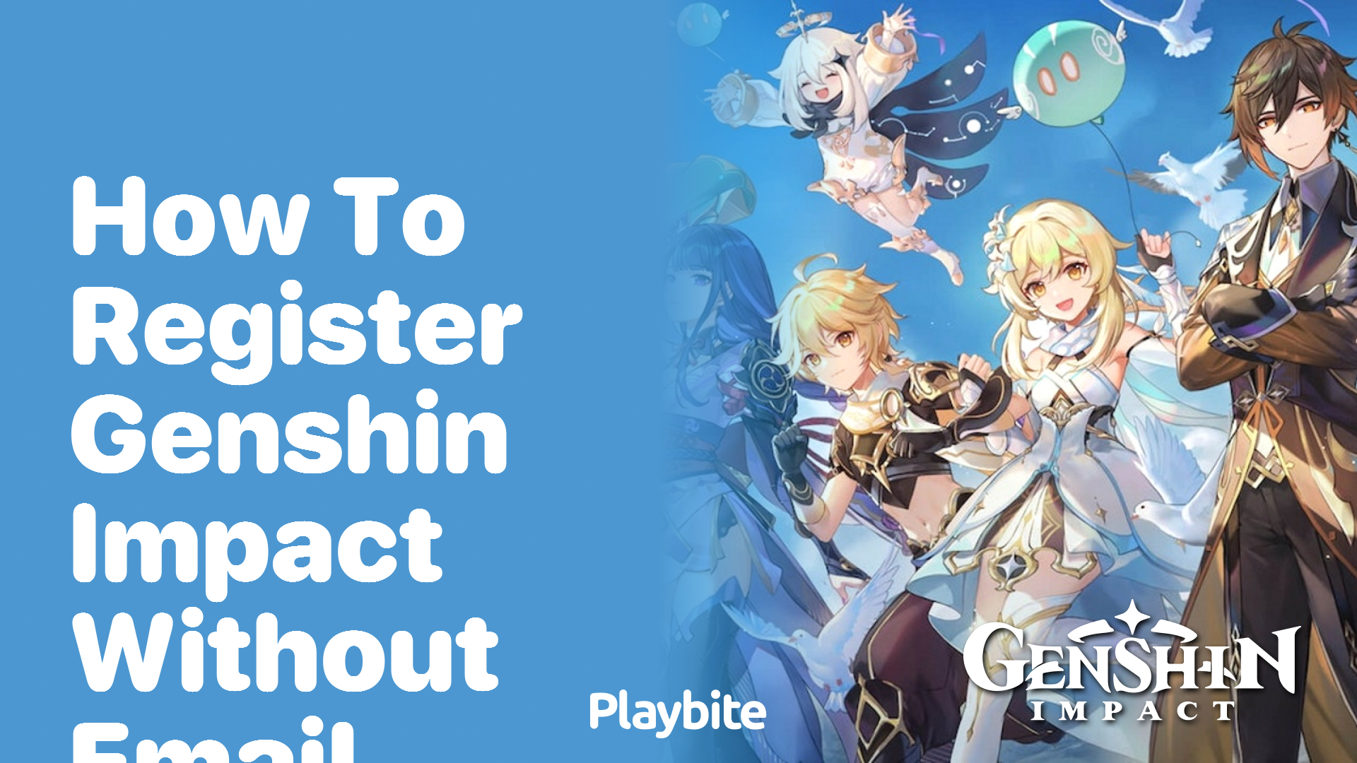 How to Register for Genshin Impact Without an Email