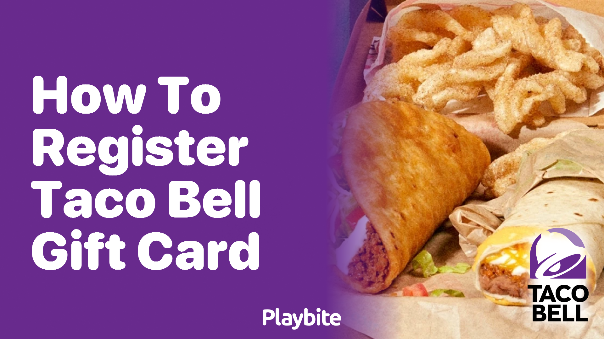 How to Register Your Taco Bell Gift Card