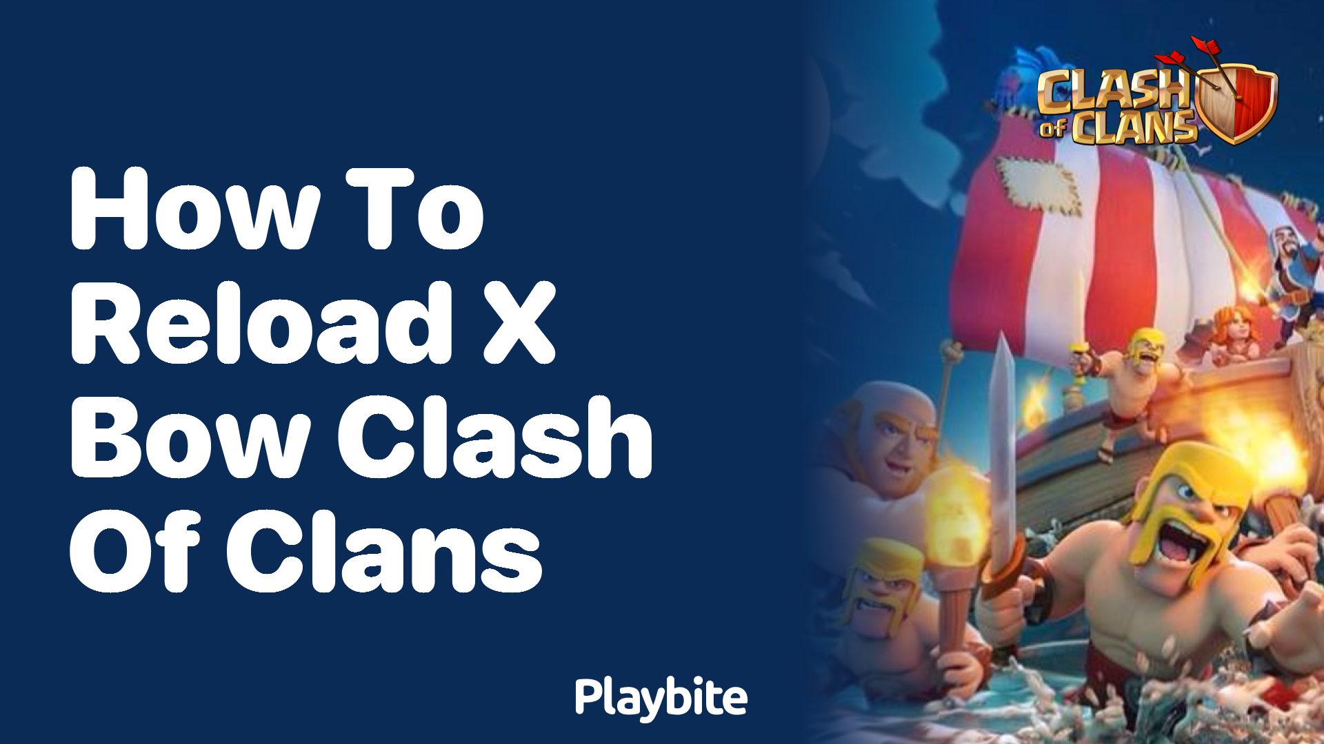 How to Reload XBow in Clash of Clans Playbite