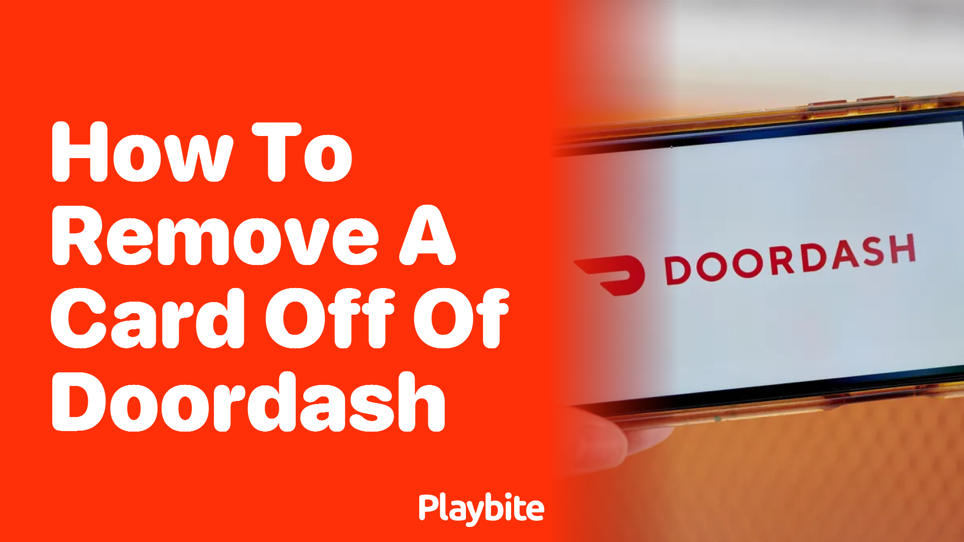 How to Remove a Card from DoorDash: A Simple Guide