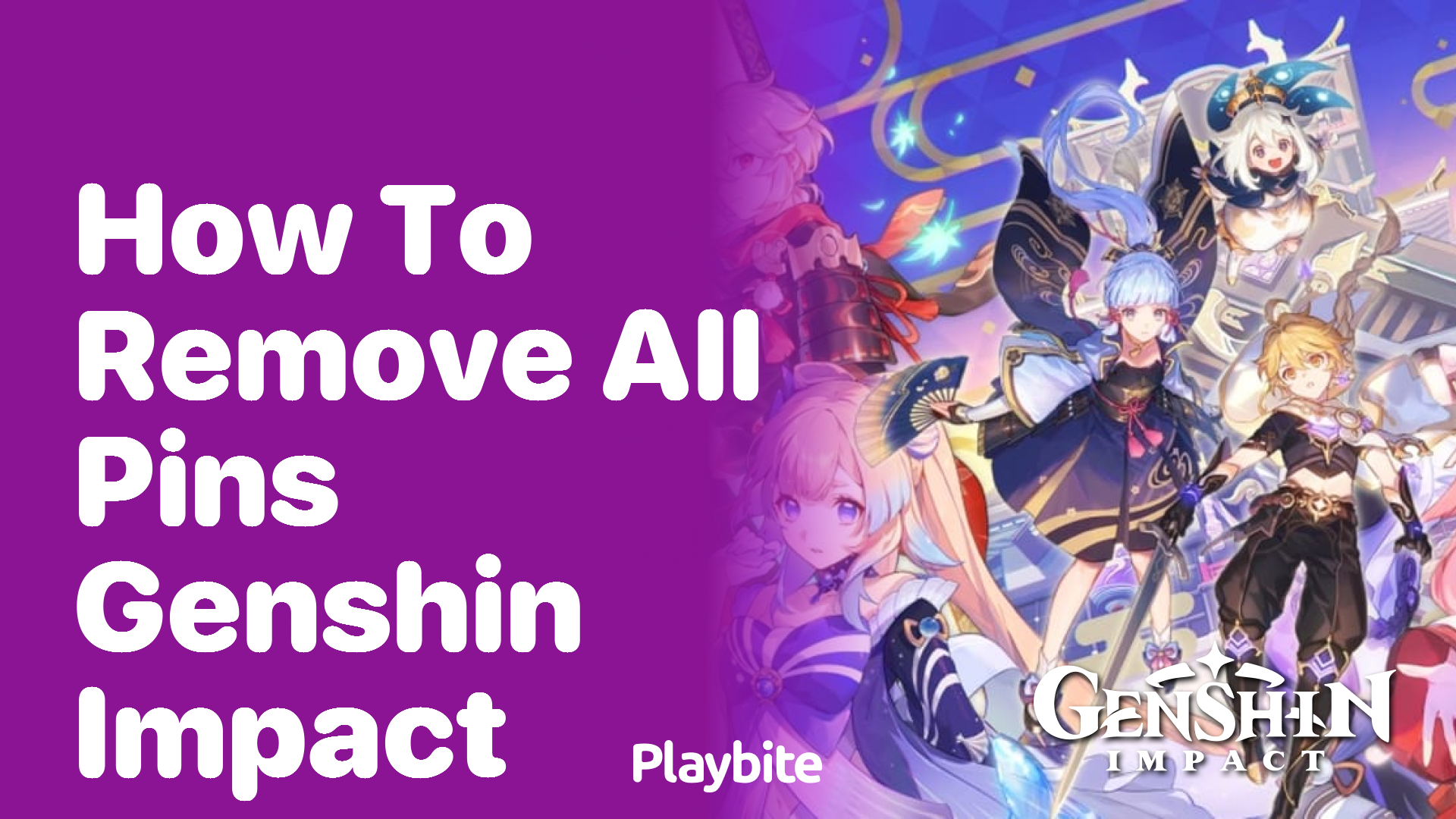 How to Remove All Pins in Genshin Impact