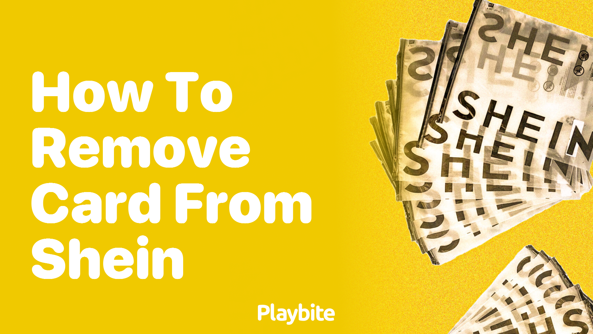 How to Remove Your Card from SHEIN: A Simple Guide