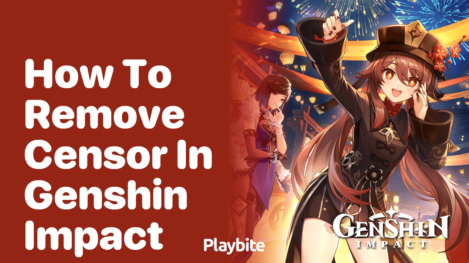 How to Remove Censor in Genshin Impact