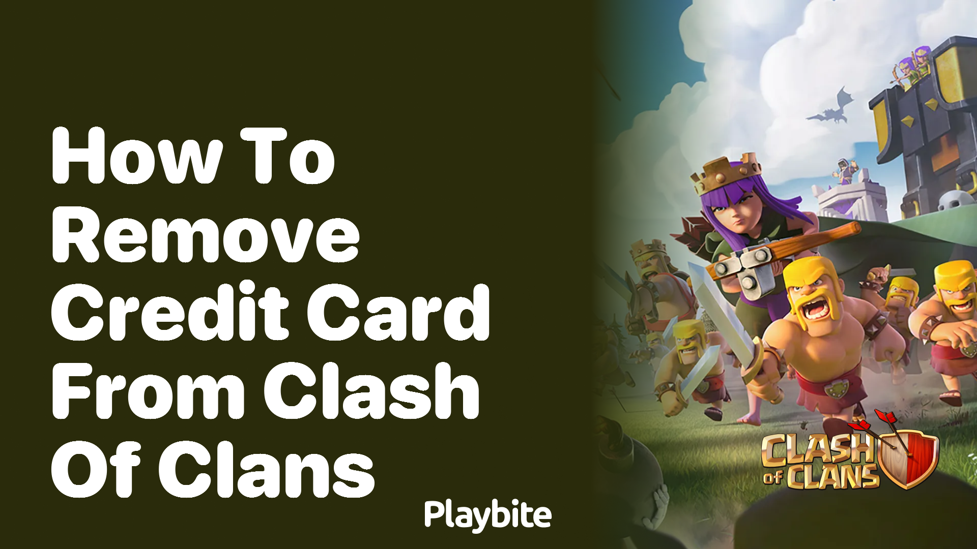 How to Remove Your Credit Card from Clash of Clans