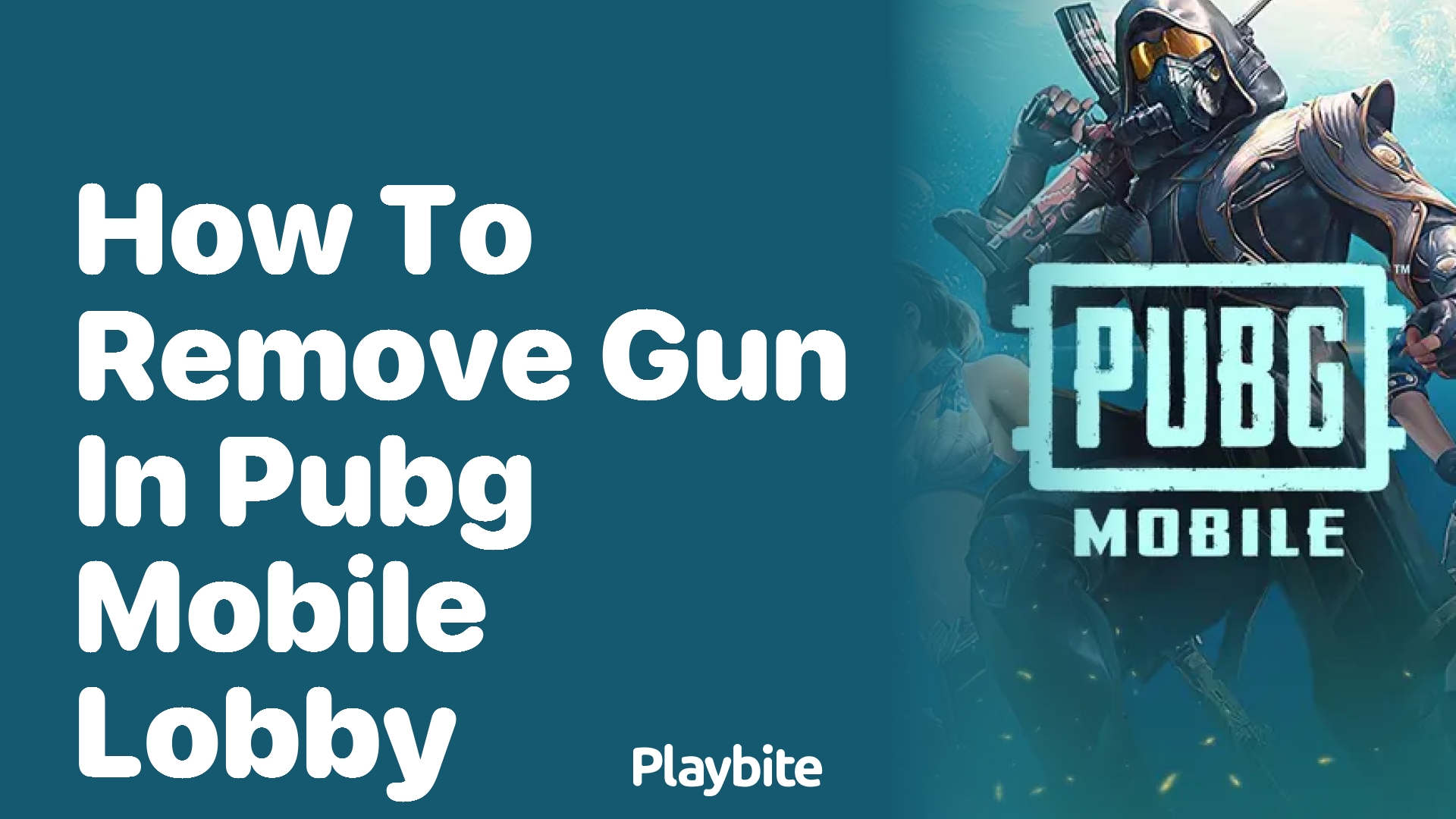 How to Remove Your Gun in PUBG Mobile Lobby?