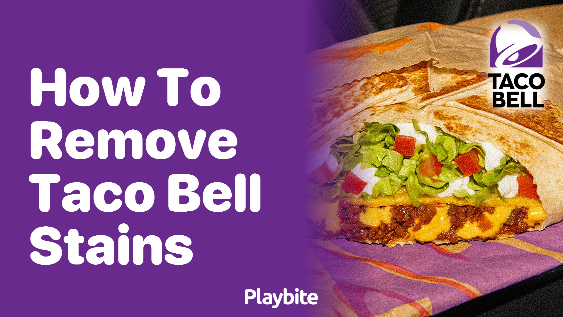 How to Remove Taco Bell Stains from Your Clothes