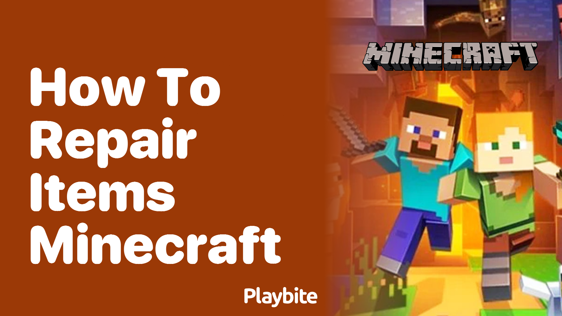 How to Repair Items in Minecraft Playbite