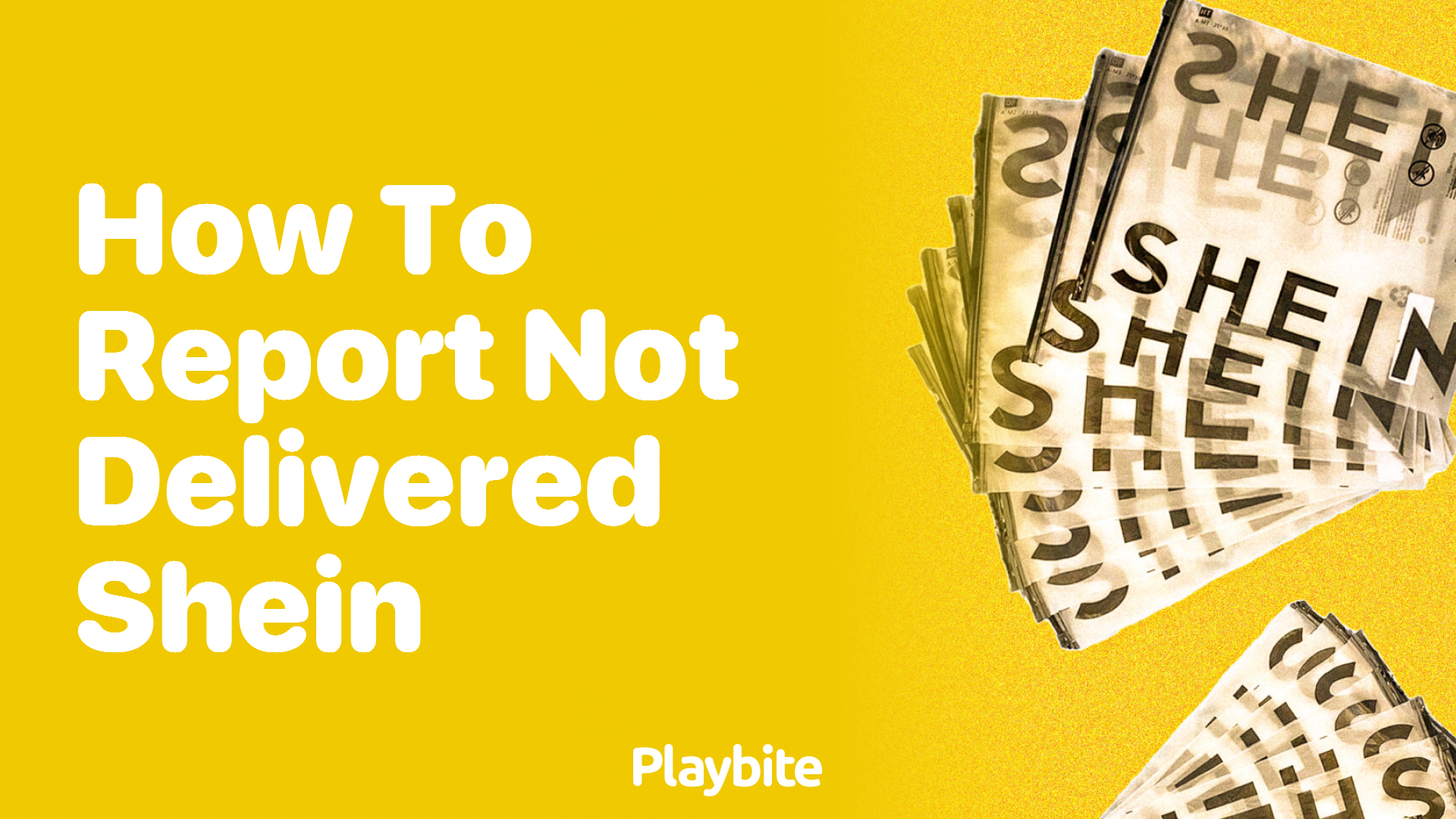 How to Report an Undelivered Order from SHEIN