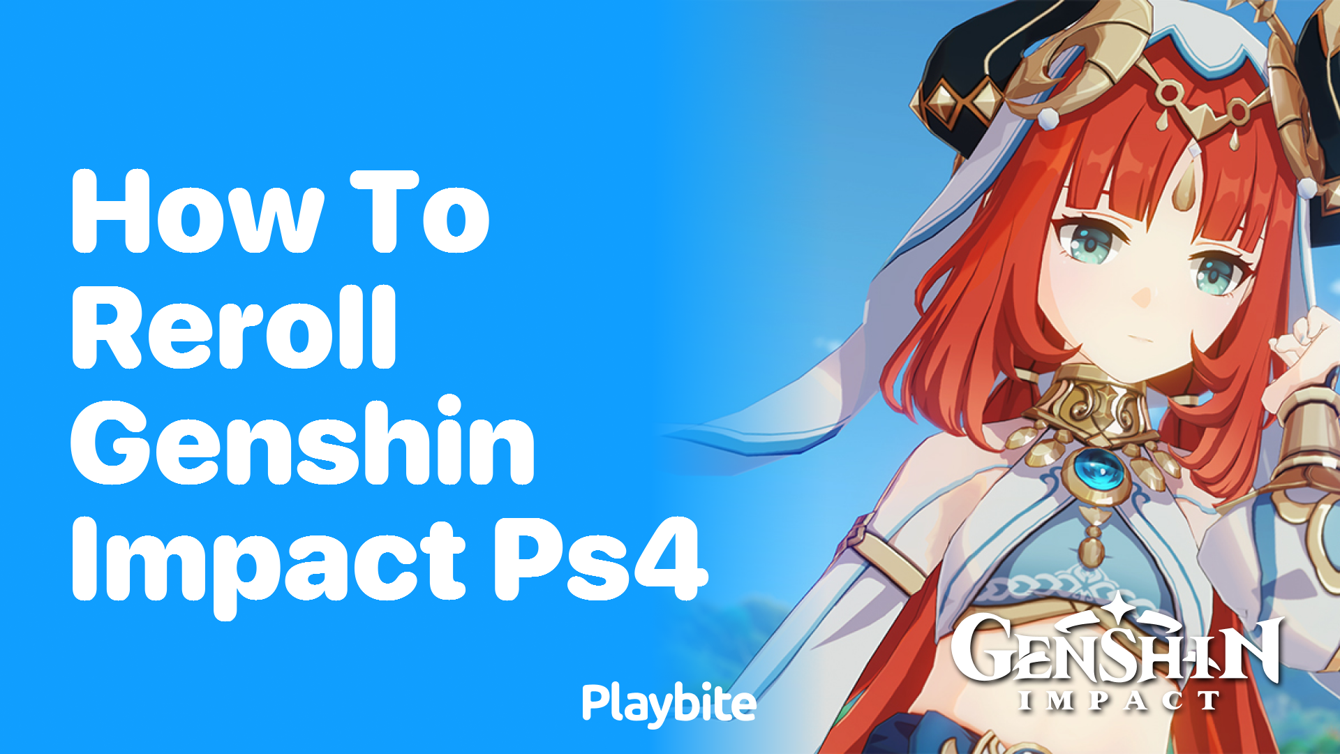 How to Reroll in Genshin Impact on PS4