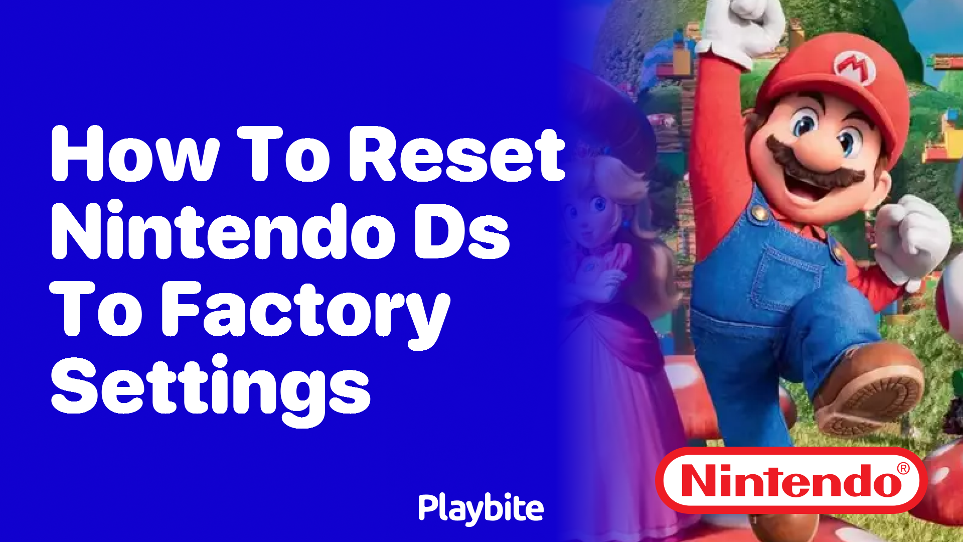 How to Reset Your Nintendo DS to Factory Settings