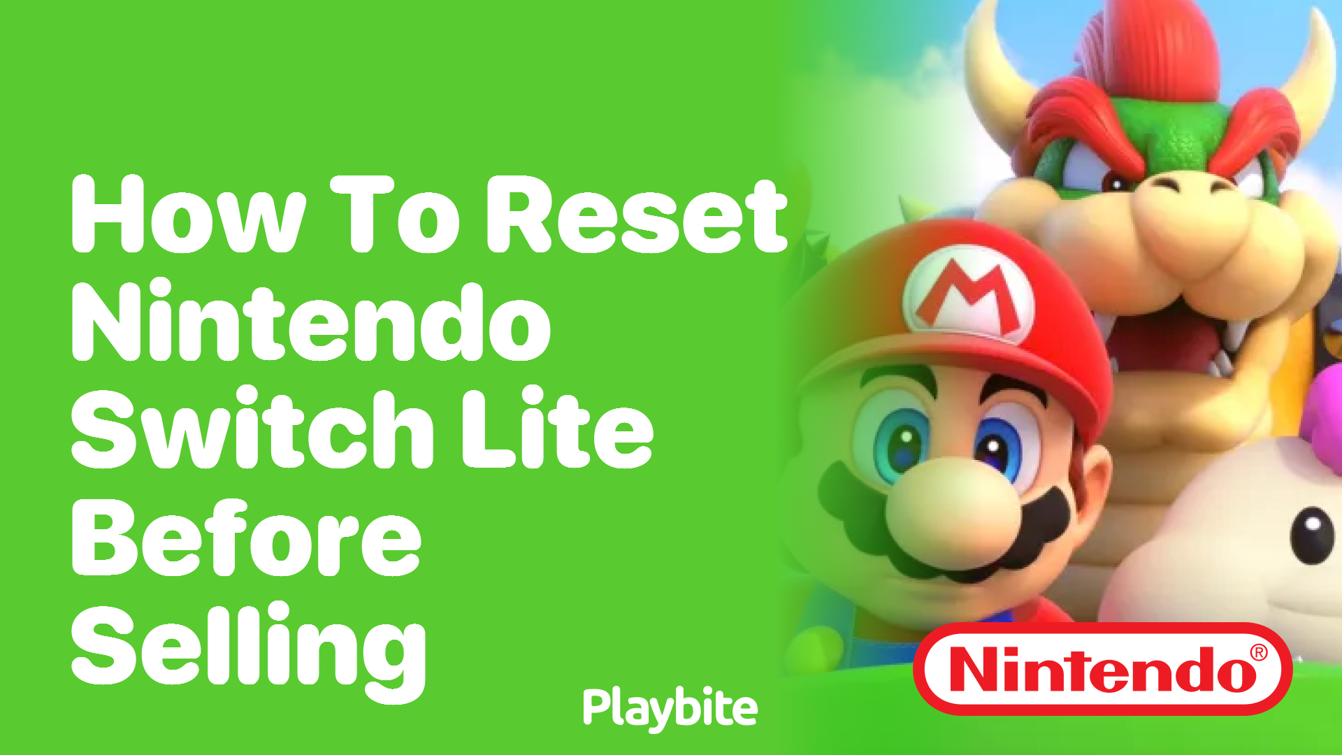 How to Reset Your Nintendo Switch Lite Before Selling