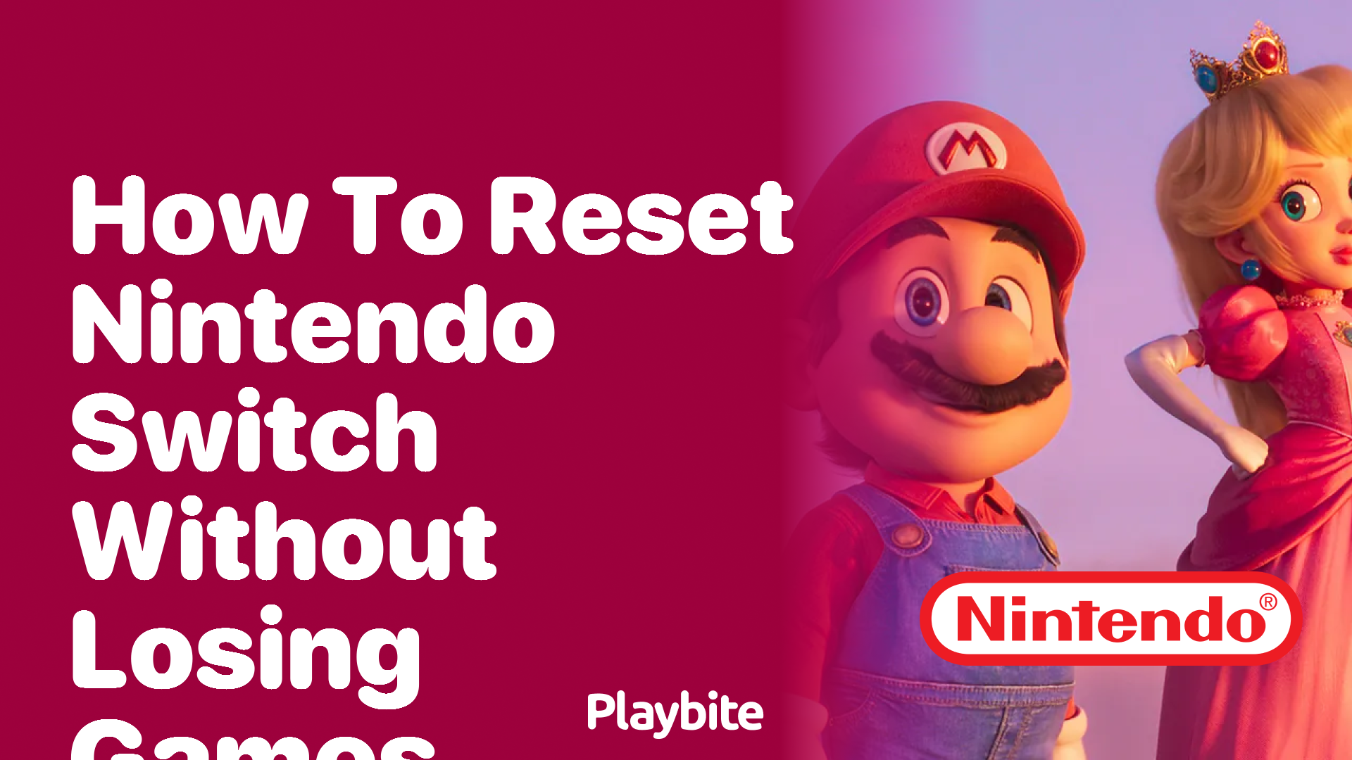 How to Reset Your Nintendo Switch Without Losing Games