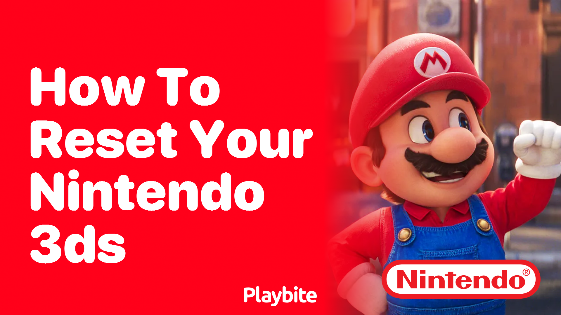 How to Reset Your Nintendo 3DS: A Quick Guide