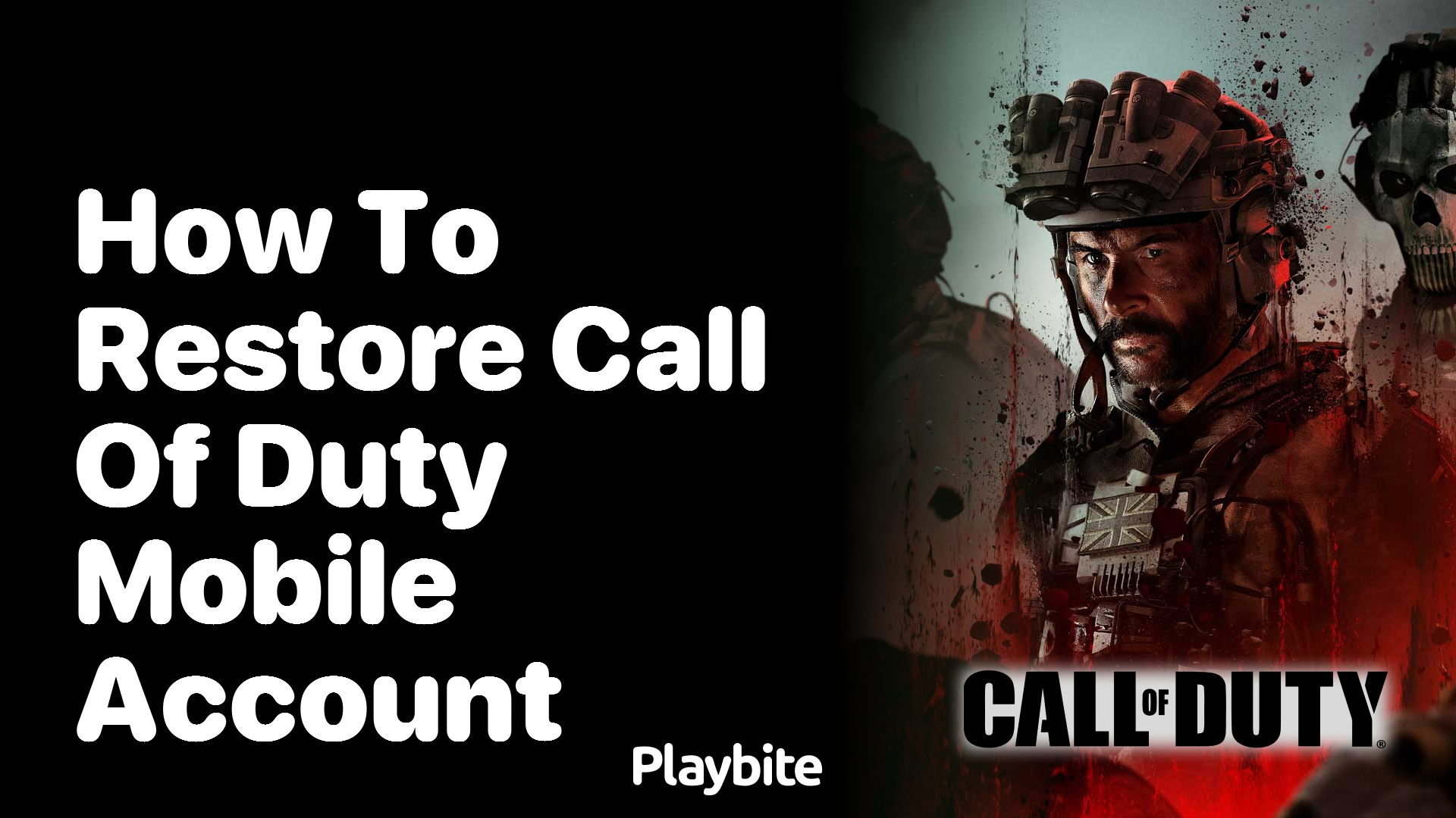 How to Restore Your Call of Duty Mobile Account