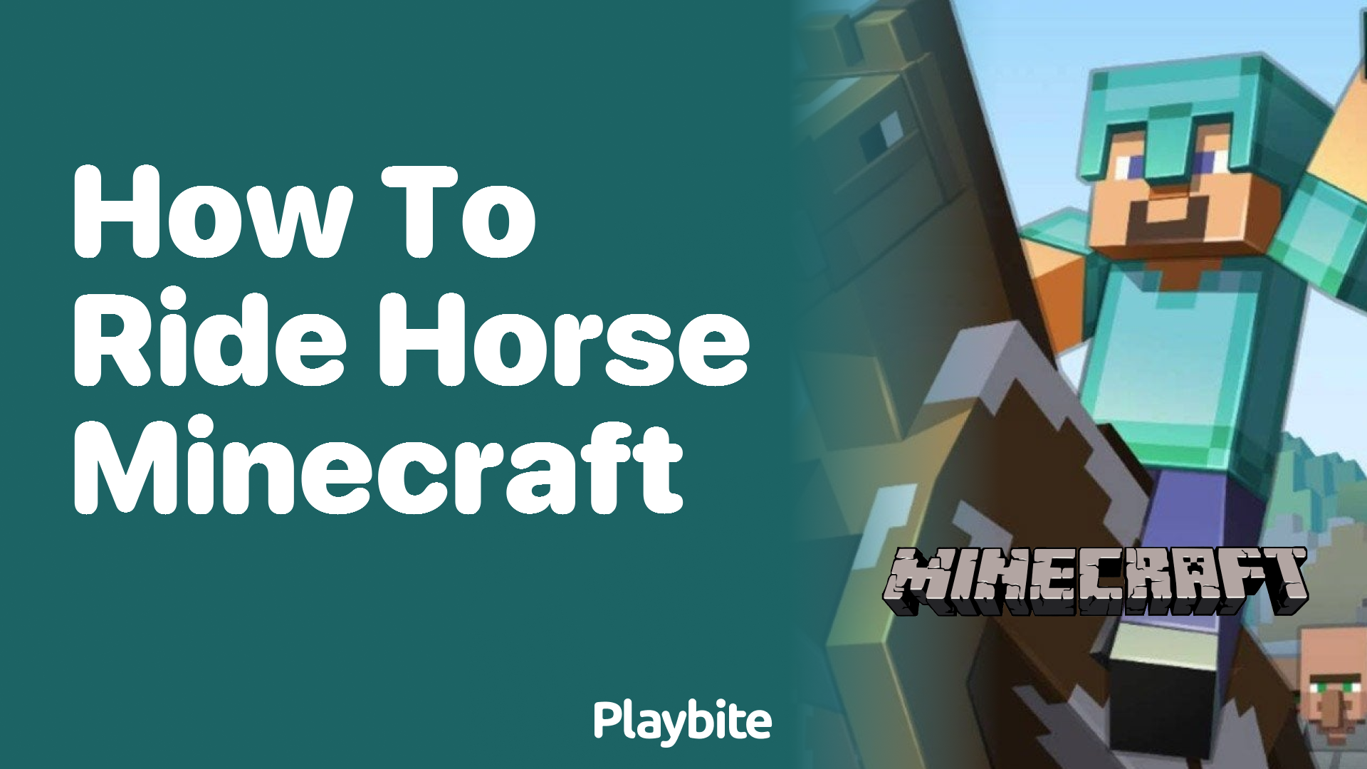 How to Ride a Horse in Minecraft