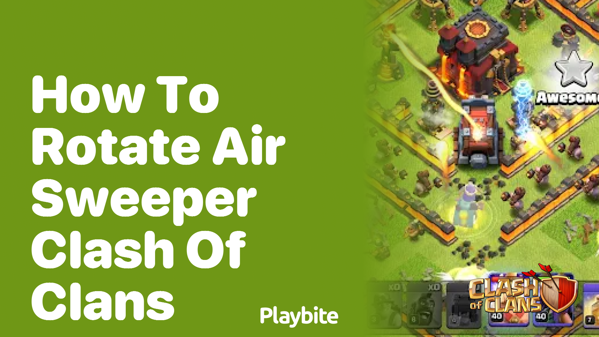 How to Rotate Air Sweeper in Clash of Clans