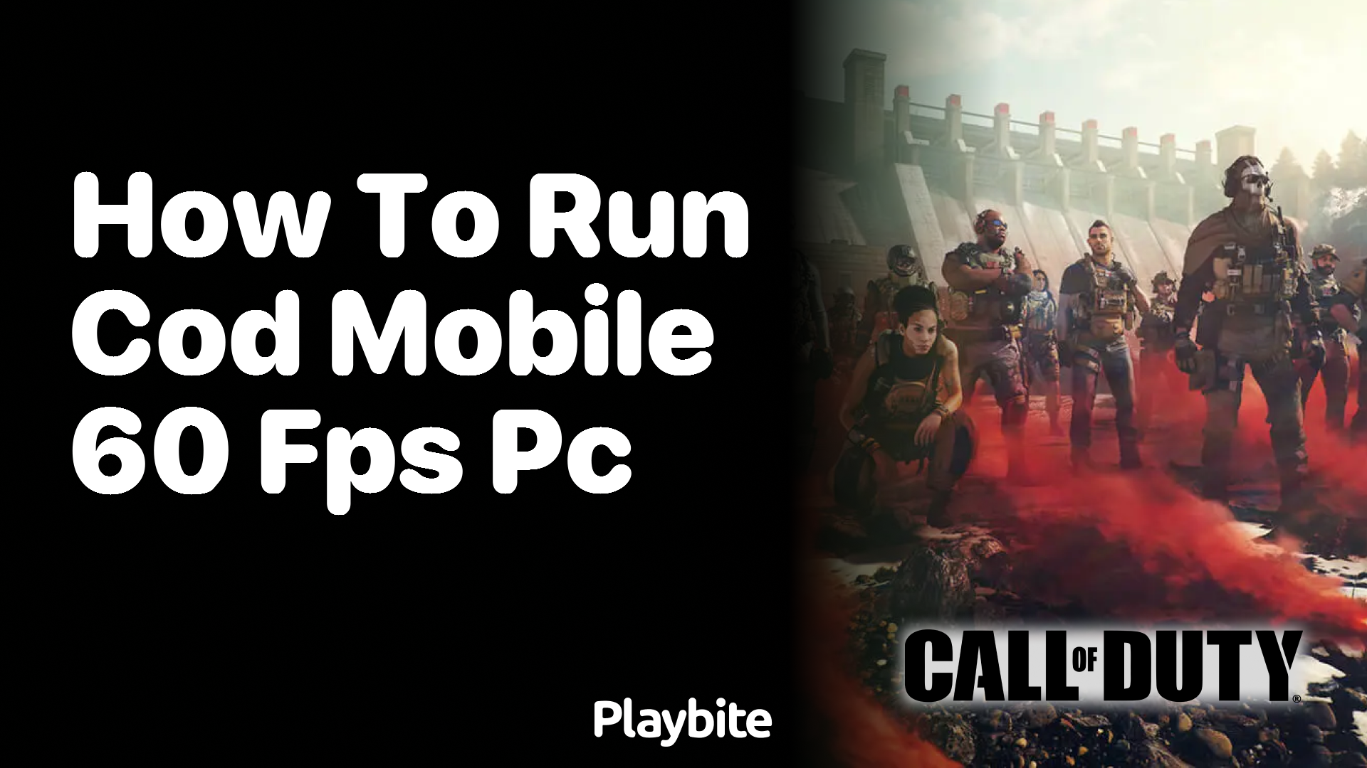How to Run COD Mobile at 60 FPS on PC?