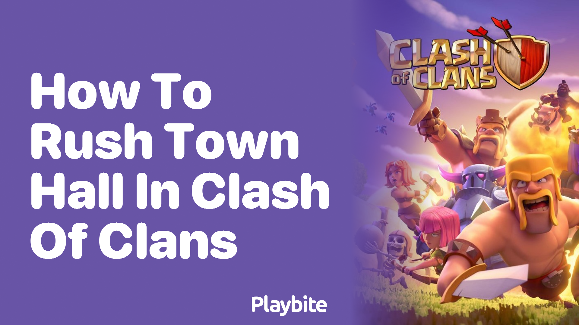 How to Rush Your Town Hall in Clash of Clans