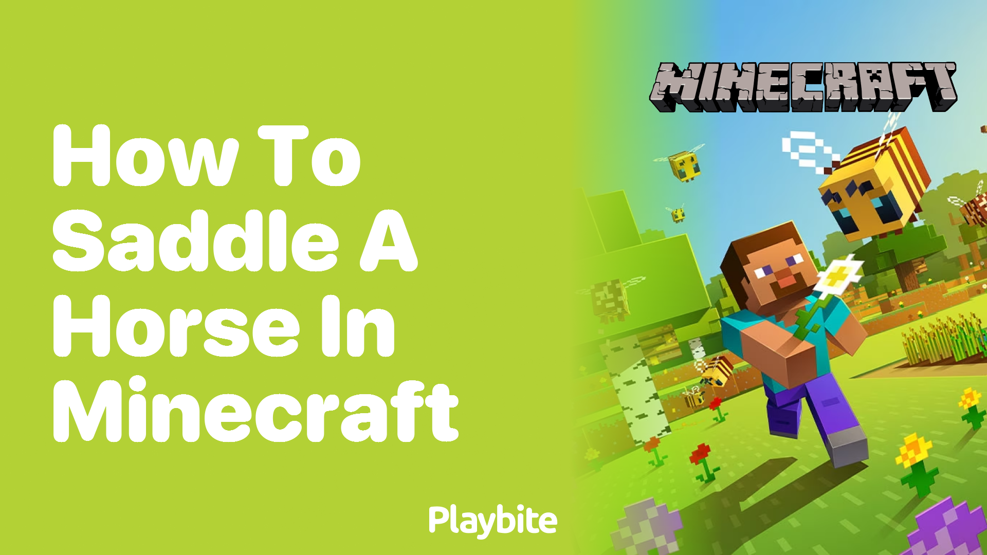 How to Saddle a Horse in Minecraft