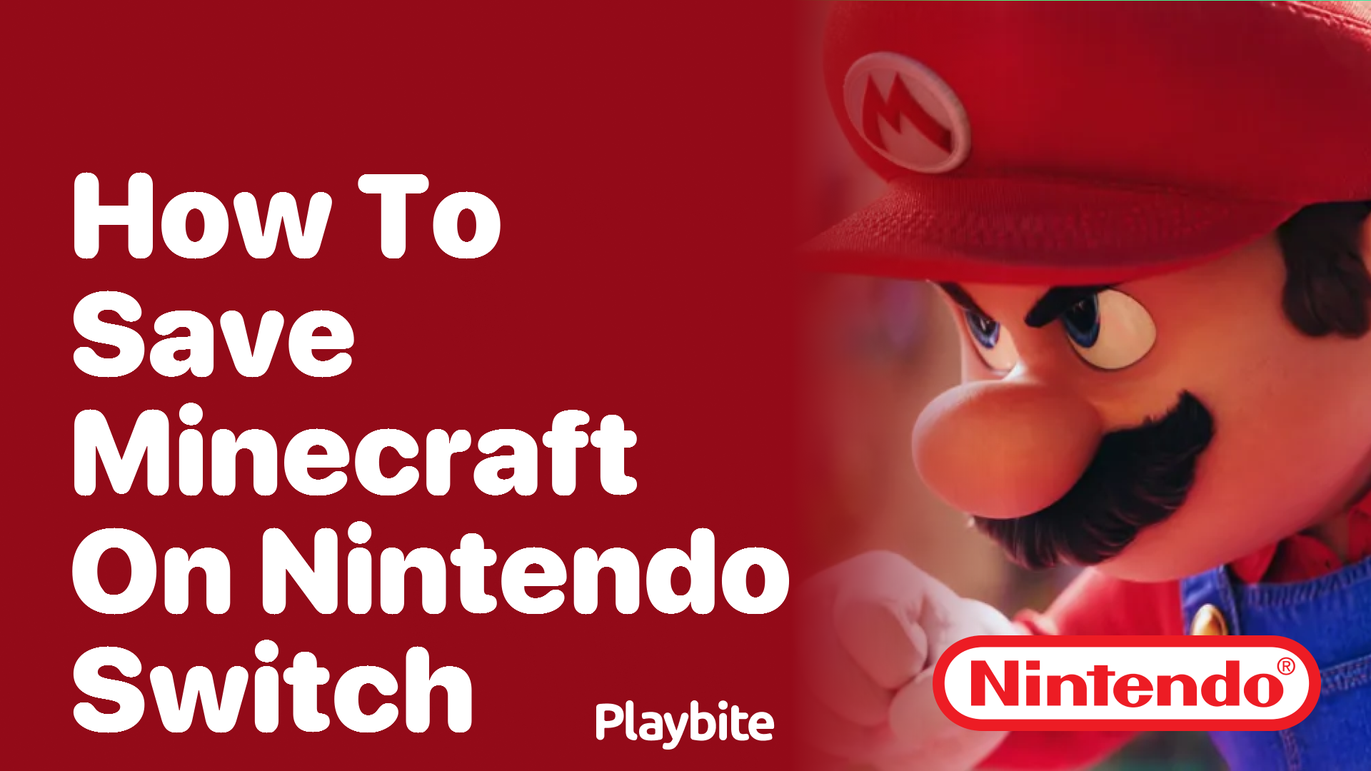 How to Save Minecraft on Nintendo Switch