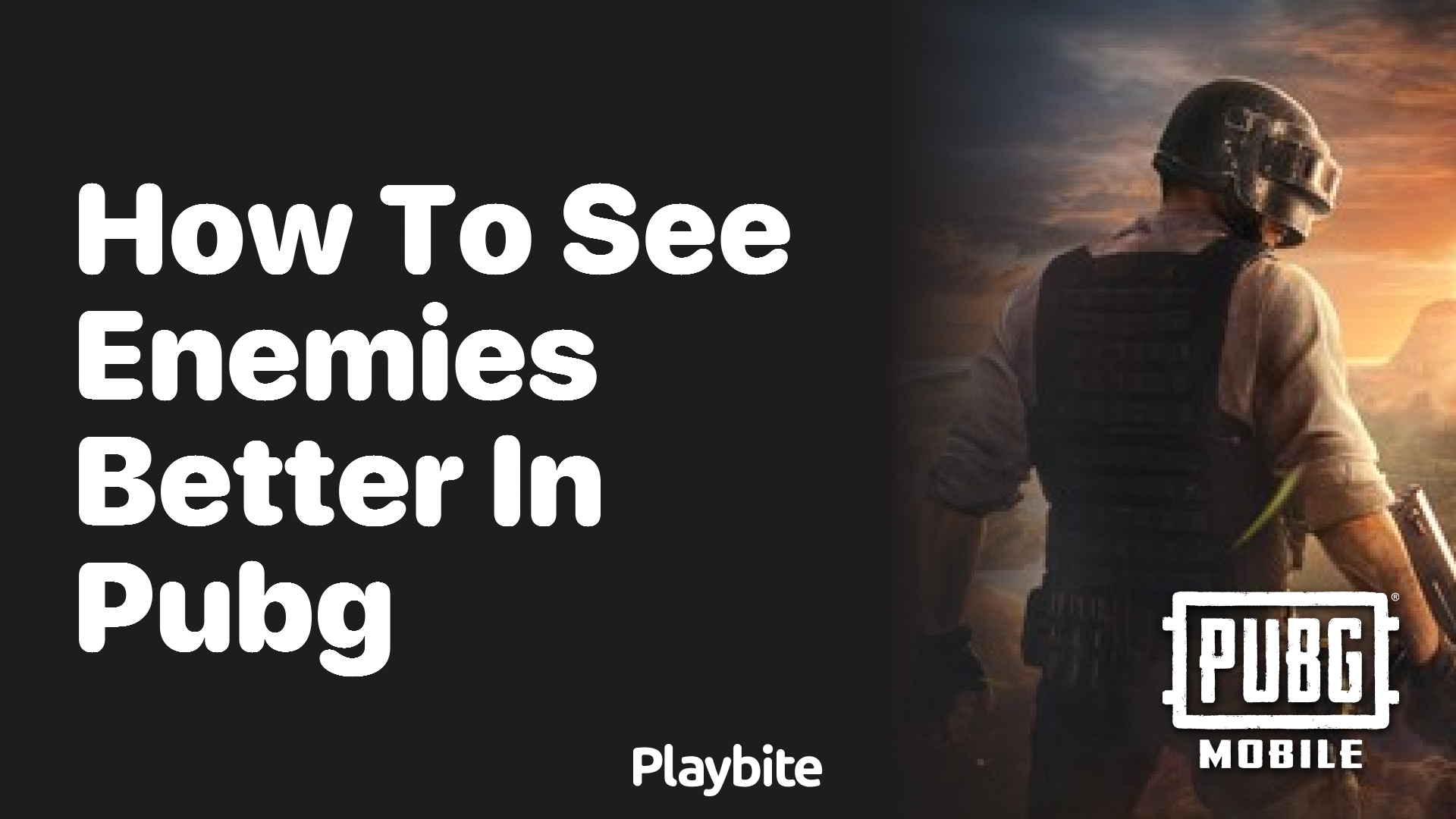 How to See Enemies Better in PUBG Mobile