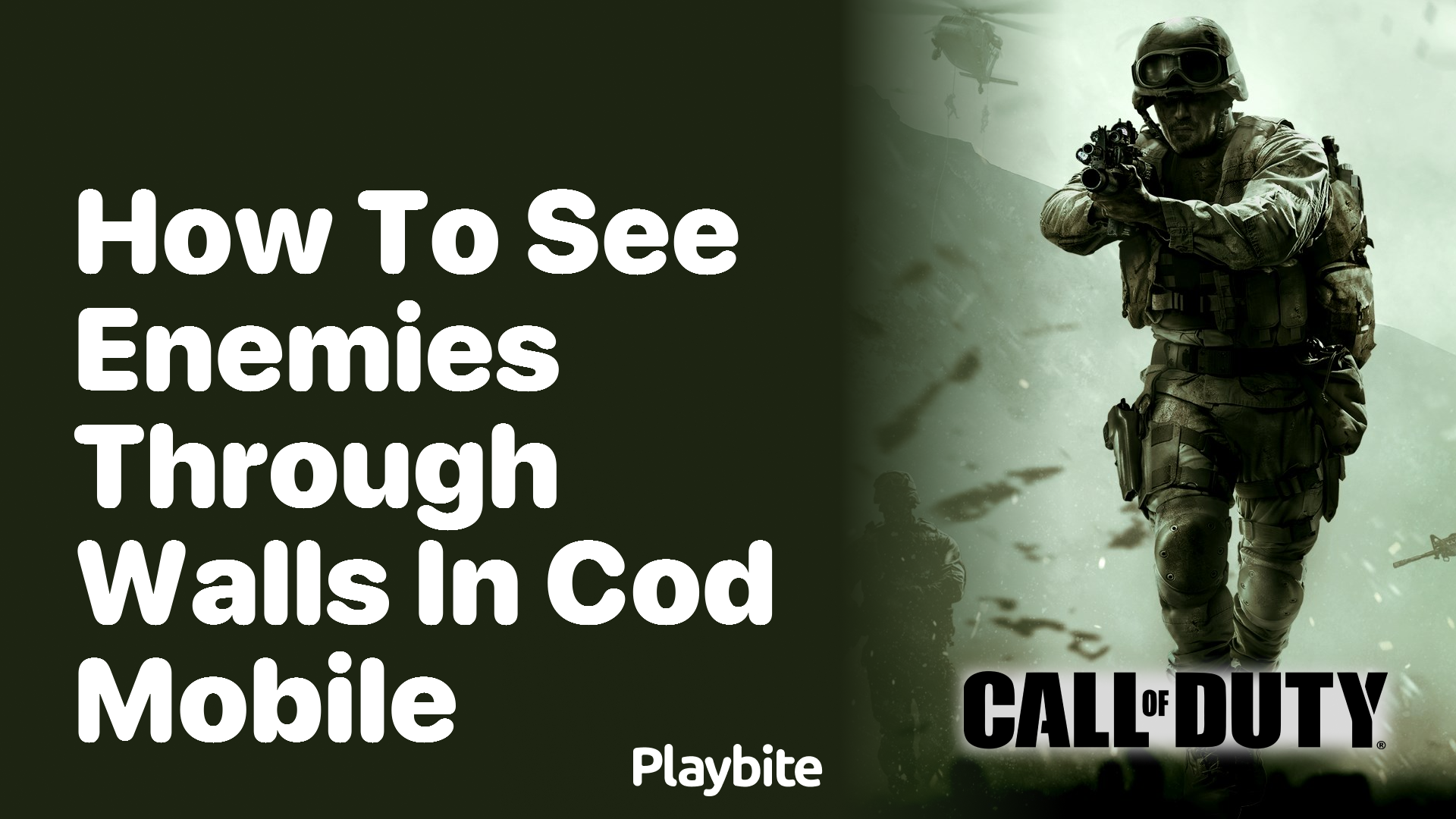 How to See Enemies Through Walls in COD Mobile