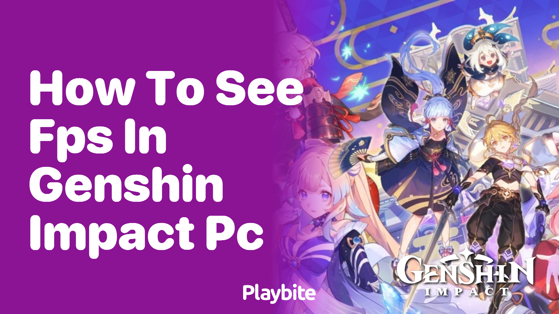 How to See Your FPS in Genshin Impact on PC