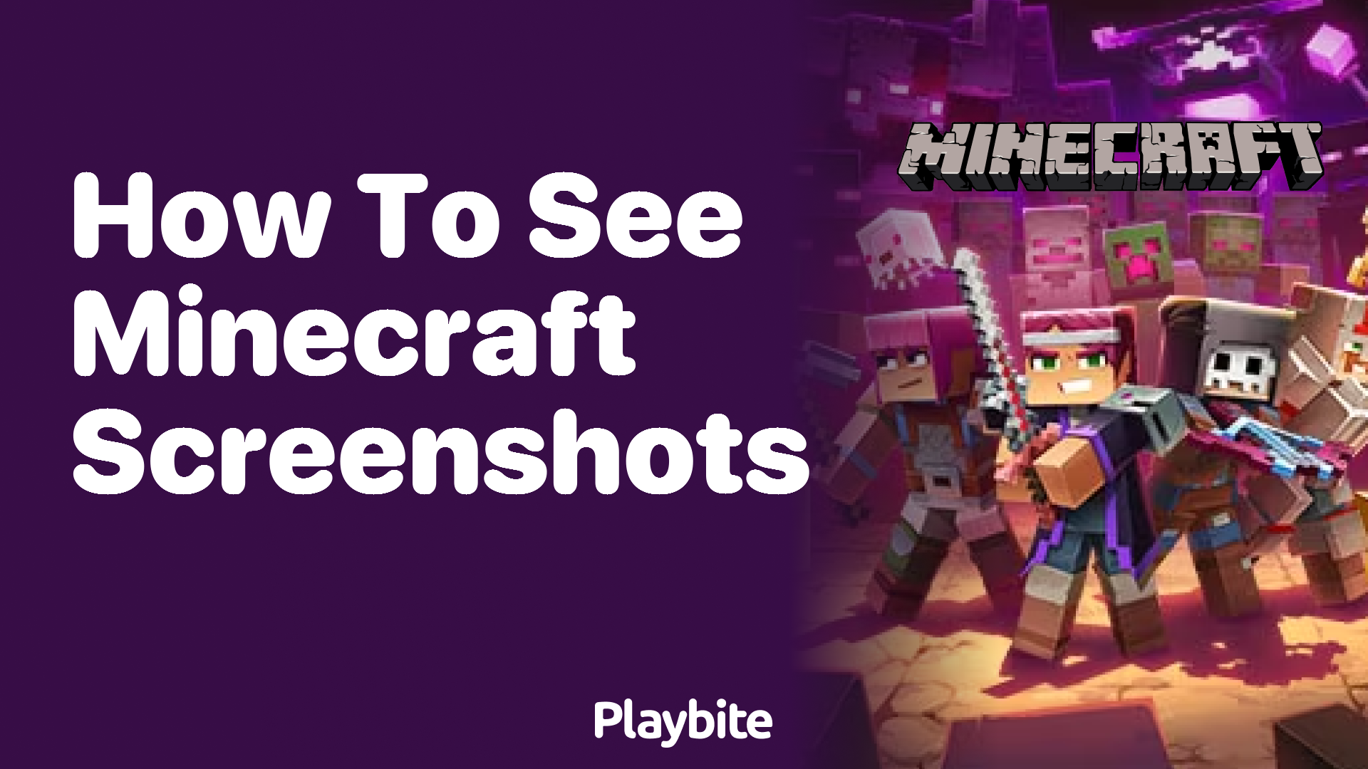 How to See Minecraft Screenshots: A Simple Guide