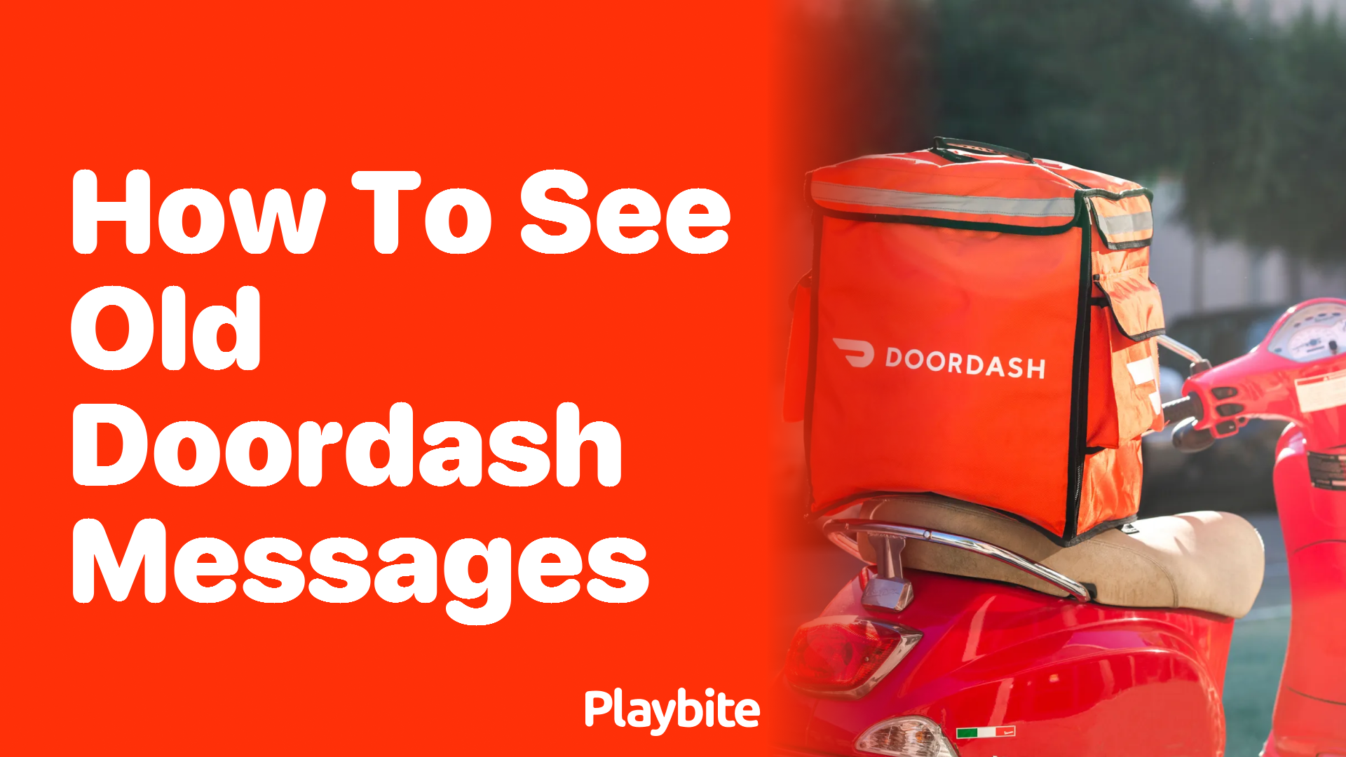 How to View Your Old DoorDash Messages
