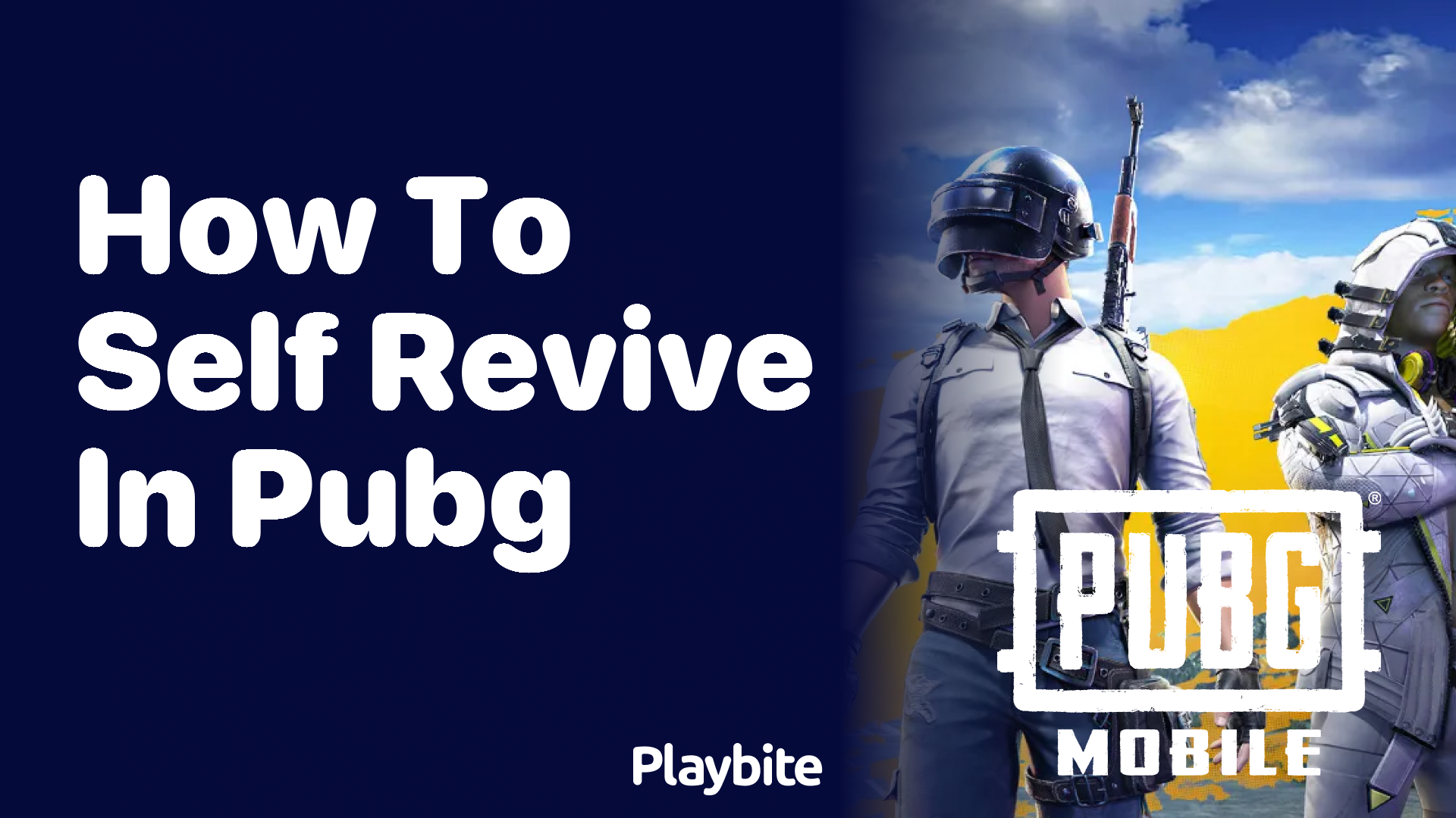 How to Self Revive in PUBG Mobile