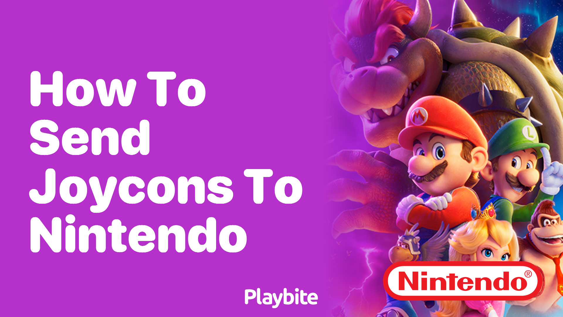 How to Send JoyCons to Nintendo for Service or Repair Playbite