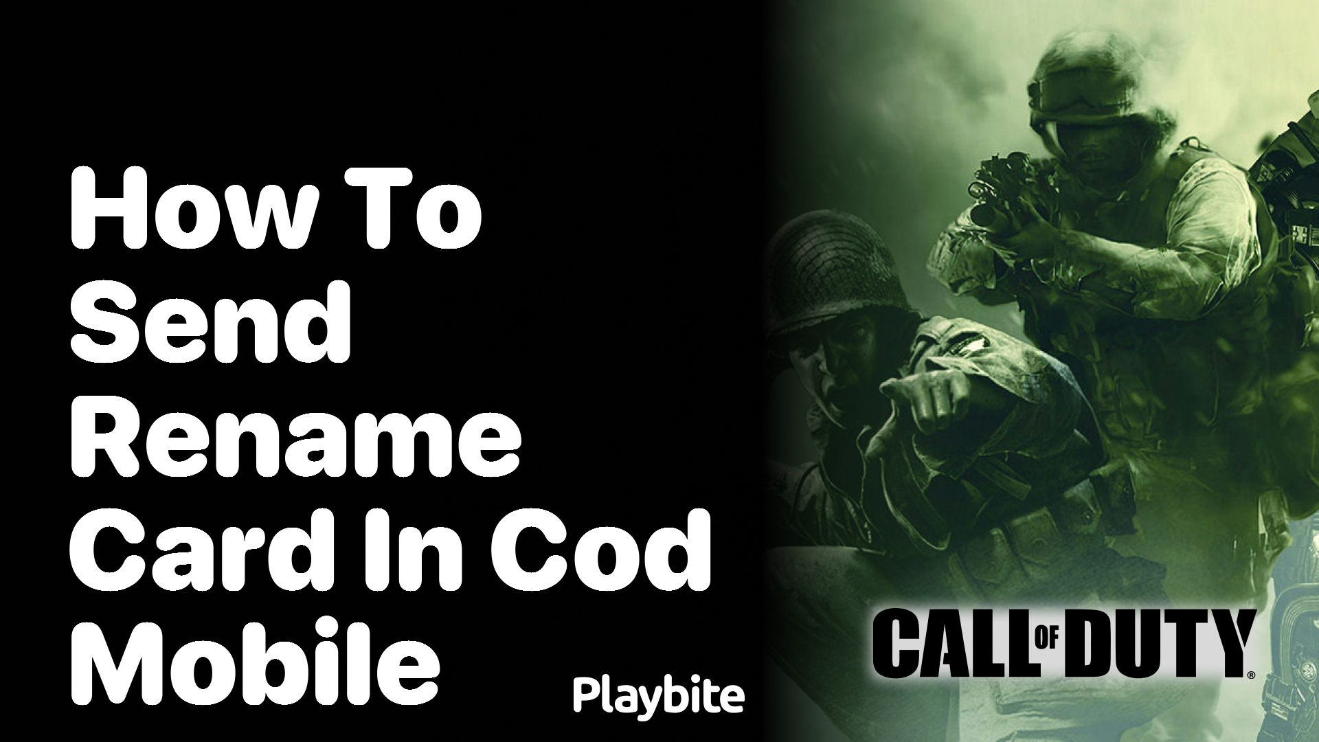 How to Send a Rename Card in COD Mobile