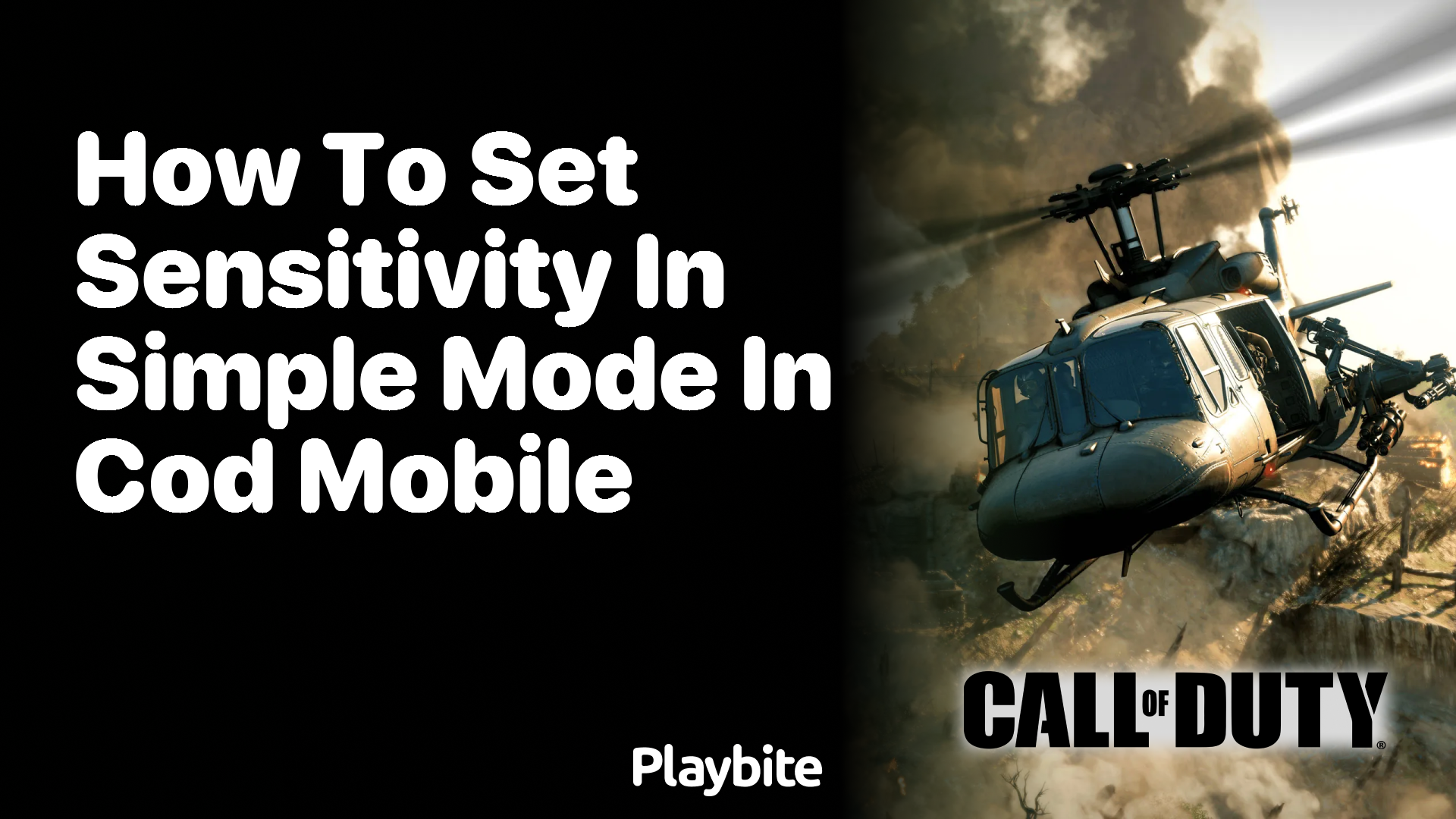 How to Set Sensitivity in Simple Mode in COD Mobile