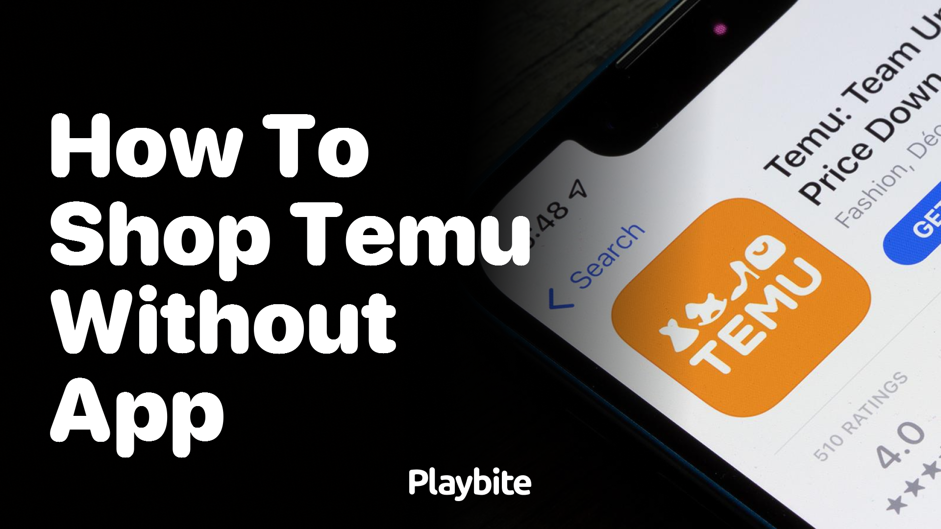 How to Shop on Temu Without the App