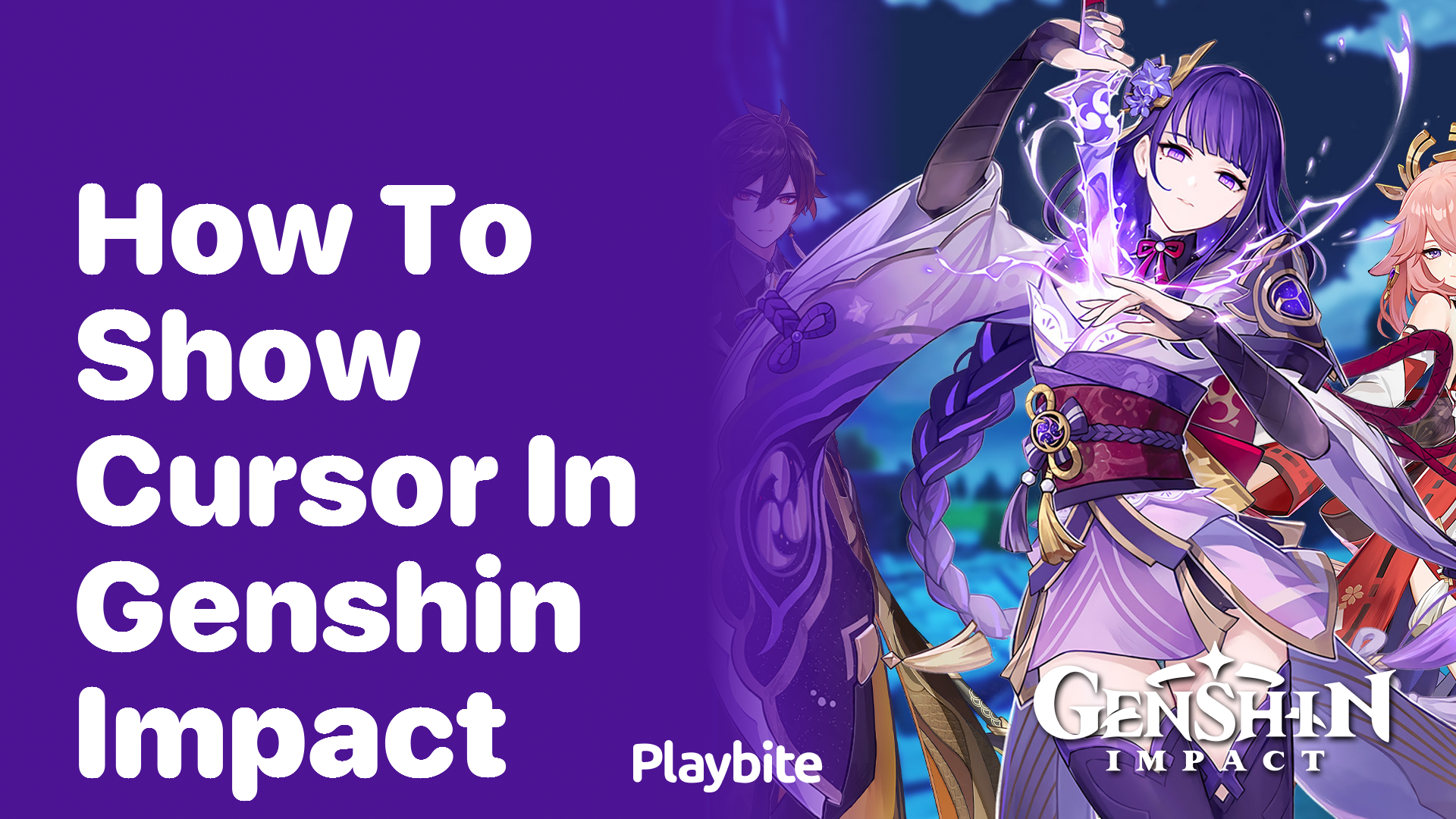 How to Show the Cursor in Genshin Impact