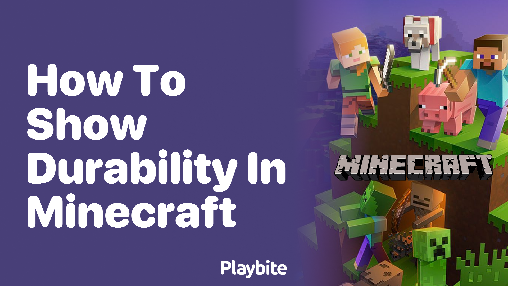 How to Show Durability in Minecraft