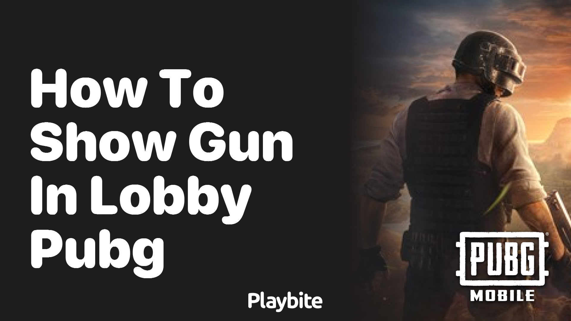 How to Show Your Gun in the Lobby in PUBG Mobile