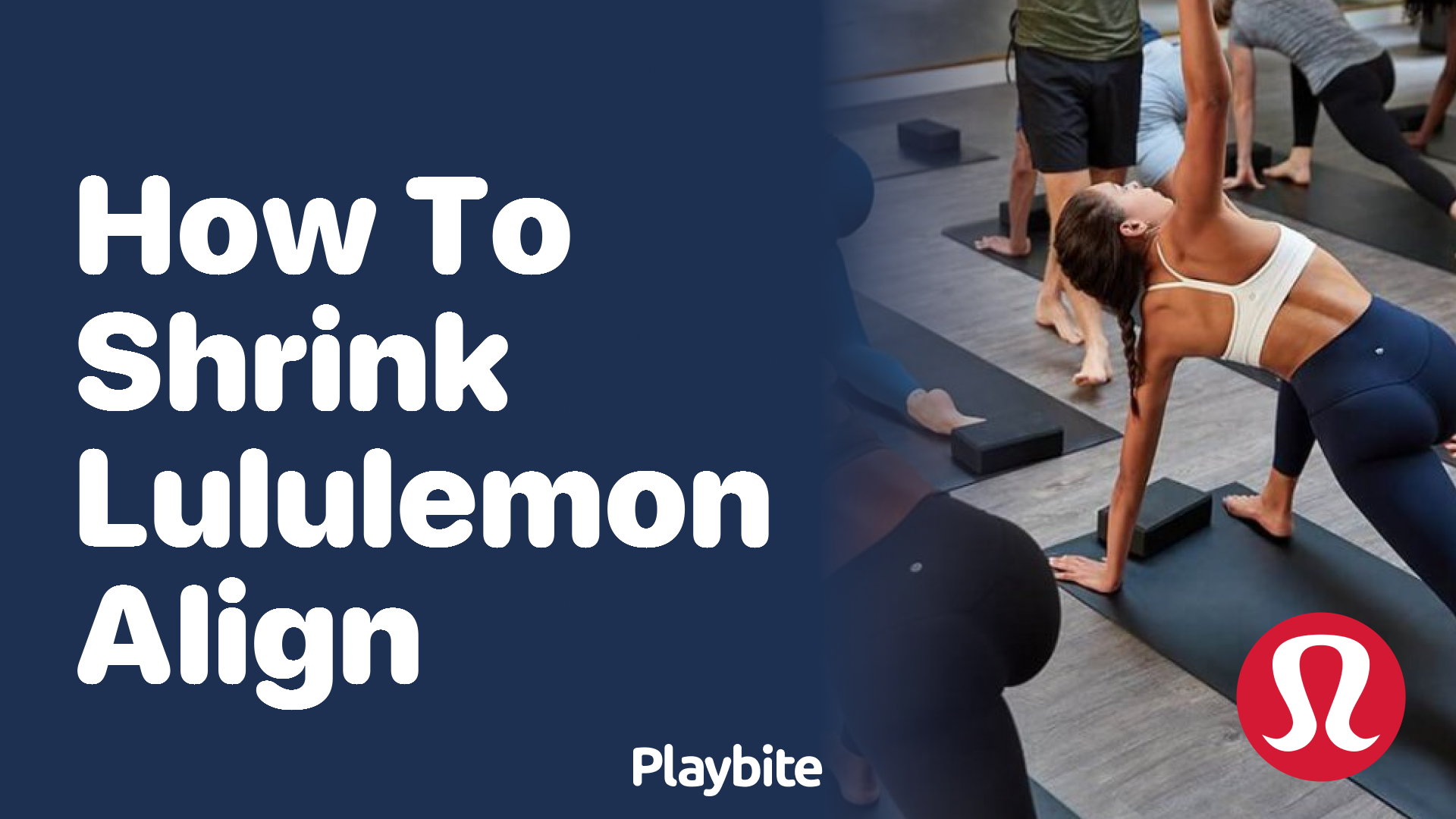How to shrink Lululemon Align pants and leggings