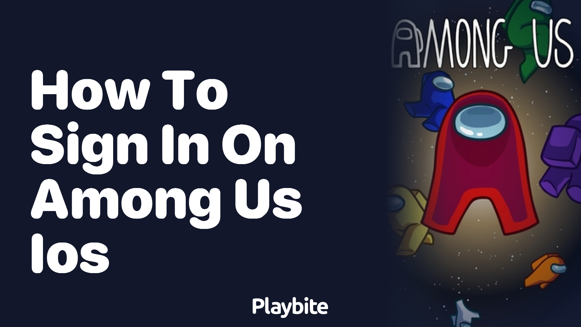 How to Sign In on Among Us on iOS