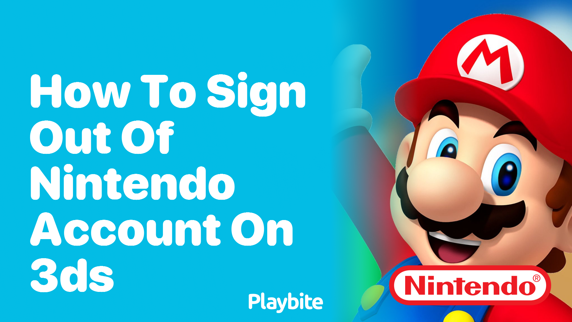 How to Sign Out of Your Nintendo Account on 3DS