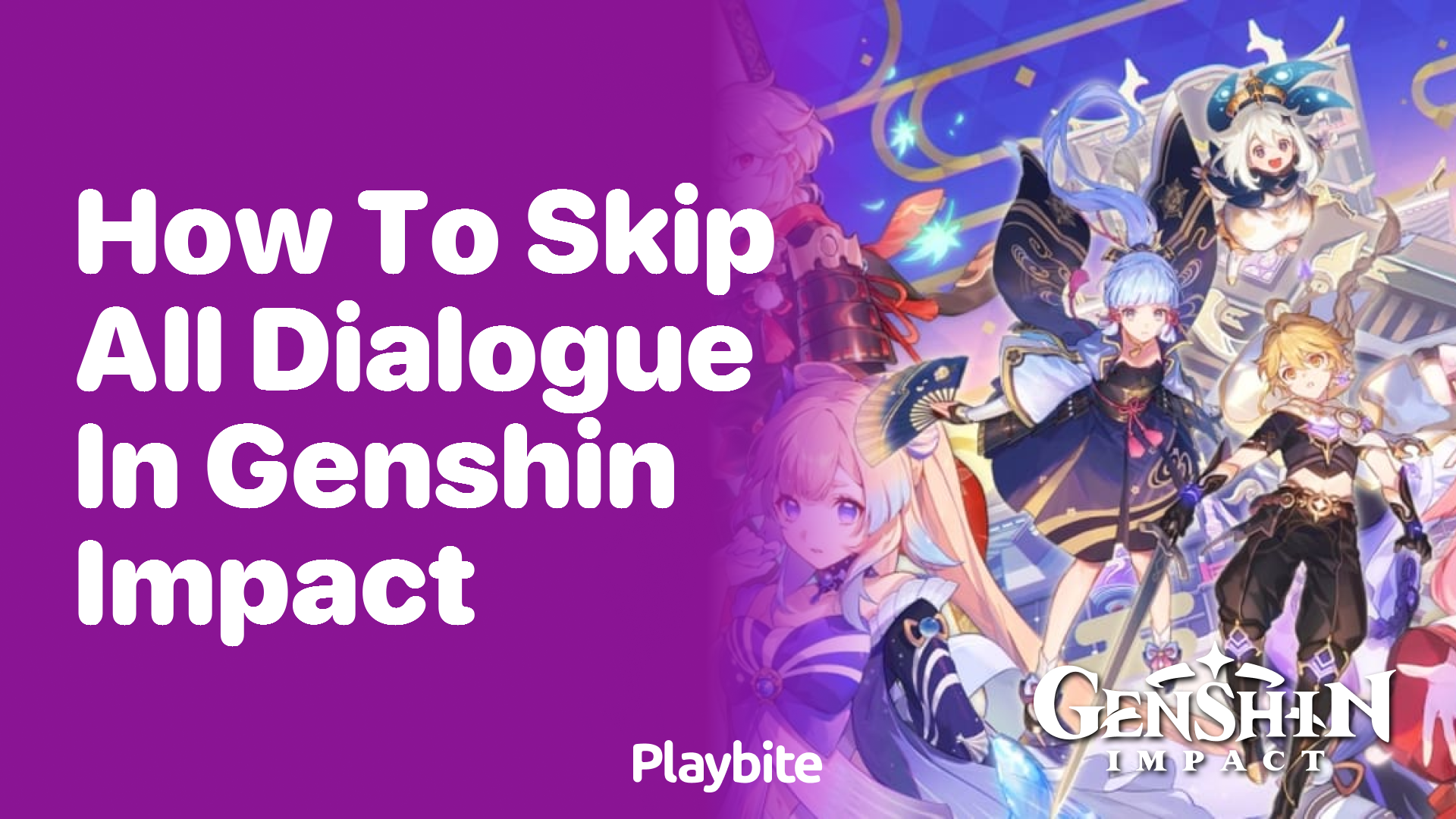 How to Skip All Dialogue in Genshin Impact