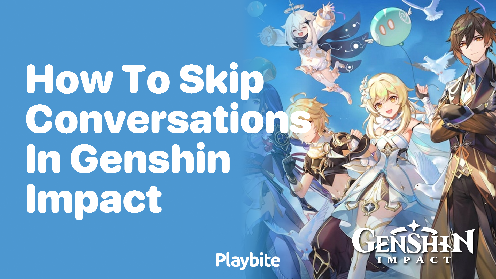 How to Skip Conversations in Genshin Impact